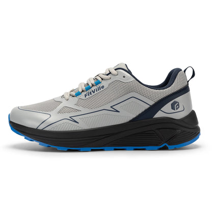 FitVille-Chaussures de course sur sentier coordonnantes pour hommes, baskets pour hommes, extra larges, légères, pieds enflés, soutien de la voûte plantaire, oto Instituts