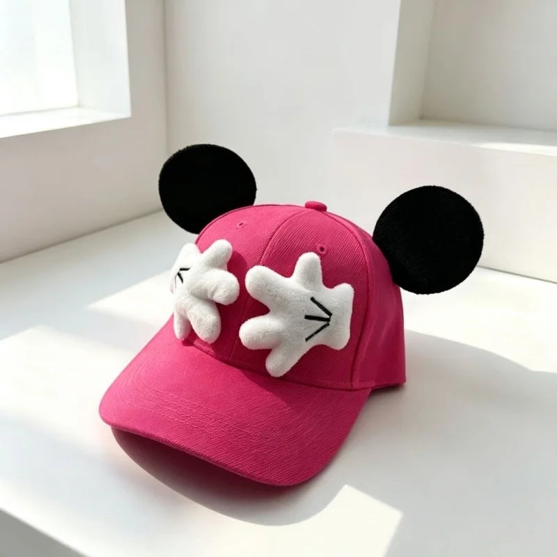 Anime Mouse Hot Sale Parent-Child Children's Baseball Cap Cartoon Big Eared Casual Sports Snapback Hat for Boys and Girls Gift