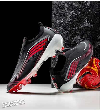 Nouvelles chaussures de football pour hommes, baskets d'entraînement de haute qualité, chaussures de soccer, crampons pour terrain en herbe, futsal, matchs en salle, antidérapantes, best-seller, pour l'extérieur