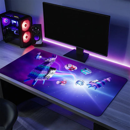 Game F-Fortnite Survival Battle Mouse Pad Large Desk Mat Keyboard Ergonomic Office Rubber PC Non-slip Anti-fray Home Custom