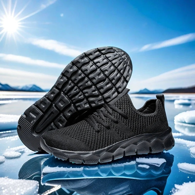Sneakers til mænd i let mesh, damesko, casual flade sko, løbesko til mænd, bløde tennissko, åndbare herresneakers