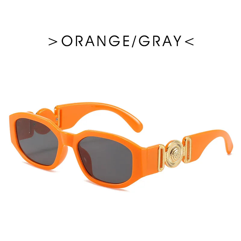 Vintage Square Luxury Small Frame Sunglasses Men Women Rectangle Brand Design Fashion Square Sun Glasses Shades Vintage Glasses