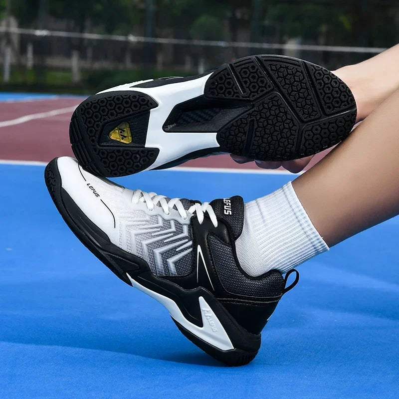 High-quality Badminton Trainers for Men and Women Blue Athletic Shoes with Anti-Slip Sole for Indoor and Outdoor Sports