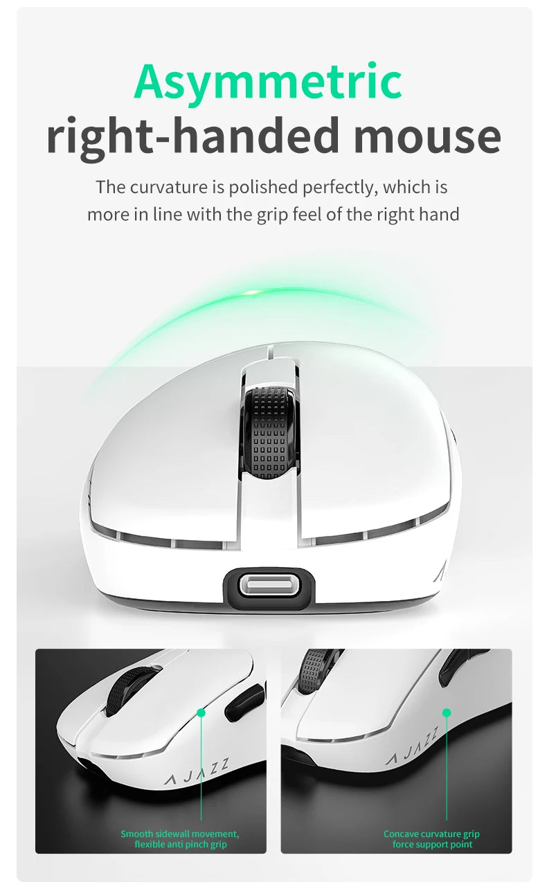 AJAZZ AJ179 NL Kabellose Maus Star Flash Version 3 Modi, niedrige Latenz, lange Akkulaufzeit, leichtgewichtige, anpassbare Office- und Gaming-Maus
