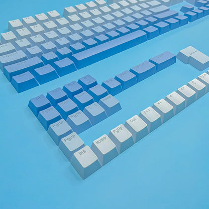 132 Keys OEM Profile Gradient backlit RGB Keycaps For Cherry Mx Switch Mechanical Gamer Keyboard PBT Keycap ISO Layout Key caps