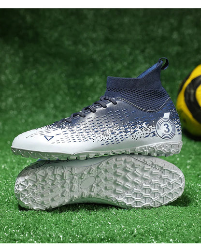 Teenage Adult Football Shoes New Fashion Large Size Sneakers Outdoor Professional Competition Training Football Footwear 31-48