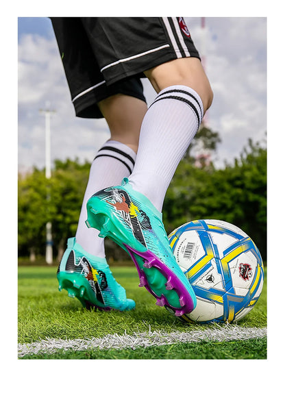 Nuovi scarpini da calcio da uomo, tacchetti FG antiscivolo per allenamento, scarpe da calcio con tacchetti lunghi, da partita, ultraleggeri, per outdoor, dropshipping