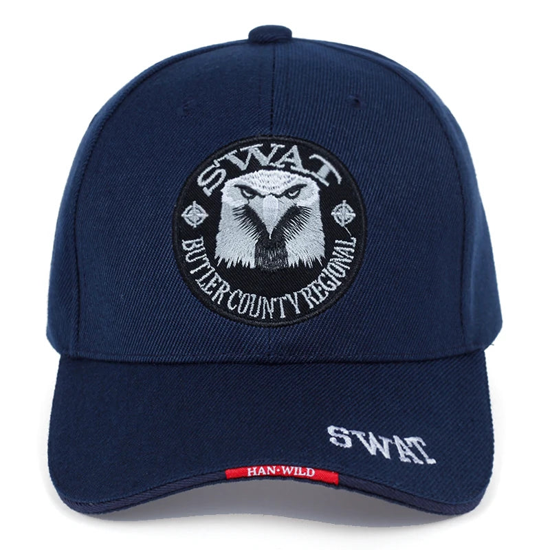 Hadsereg sapka férfi hímzett sas fekete baseball sapka férfiak Gorras Para Hombre női snapback csontszínű férfi taktikai sapka