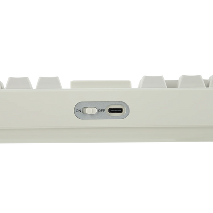 EPOMAKER RT100 PRO 100 % ANSI US -asettelu, tiiviste, langallinen/Bluetooth/2,4 GHz langaton mekaaninen näppäimistö, 1,54 tuuman näyttö ja äänenvoimakkuuden säätönuppi