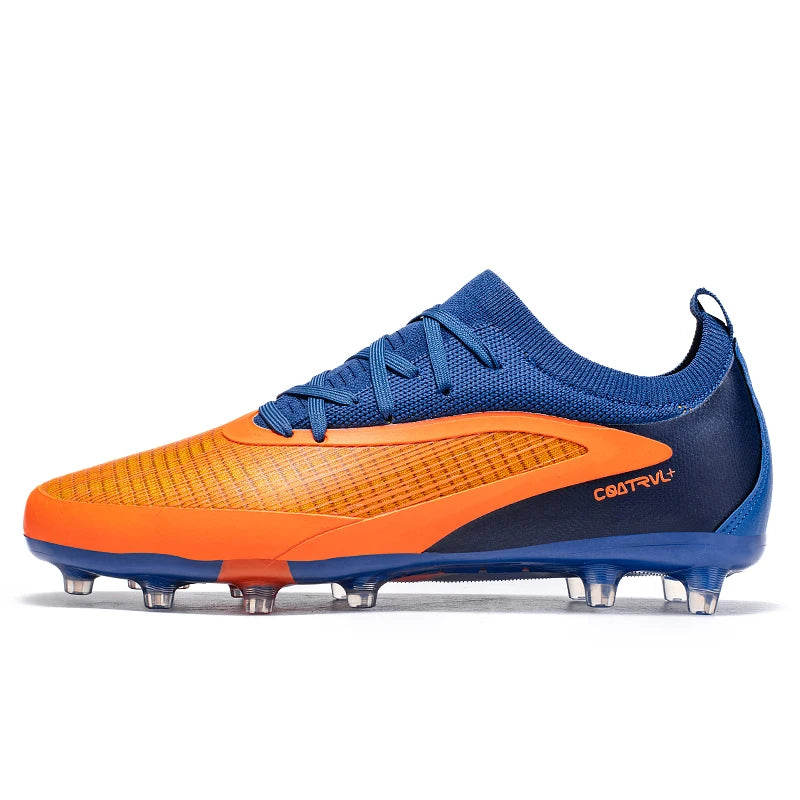 Men New TF Football Boots Sneakers Society Field Resistant Adult Breathable Male Soccer Shoes Training Top Quality Studded