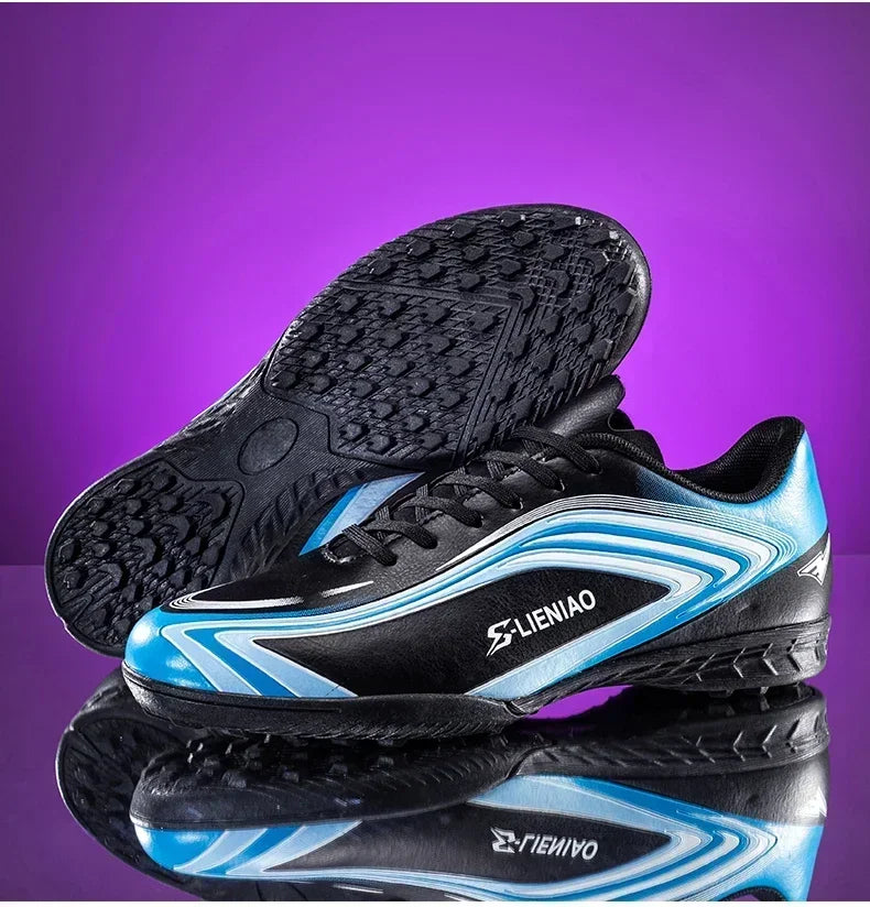 Nouvelles chaussures de football pour hommes, crampons de futsal, chaussures de soccer, chaussures de match, baskets d'intérieur de haute qualité, best-seller, antidérapantes, pour entraînement et extérieur