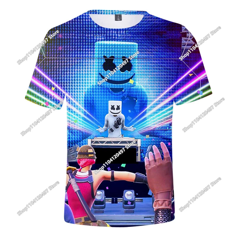 Fortnite Boys Clothes T Shirt Victory Hero Child Kids T-shirt Battle Royale 3d Girls Short Sleeve Tees Tshirt