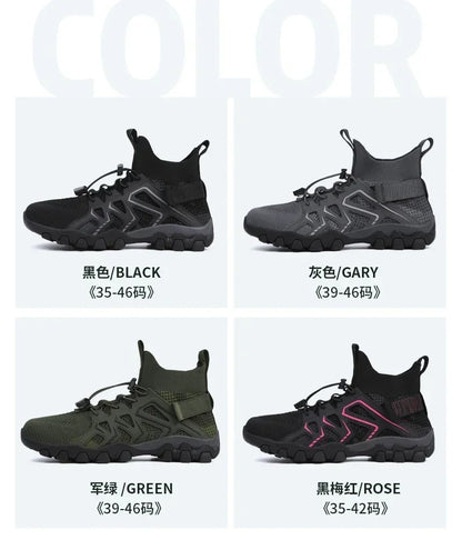 Unisex Breathable Quick-Drying Fishing Water Sport Shoes Summer Upstream Barefoot Aqua Boots Outdoor Non-Slip Women Beach Shoes