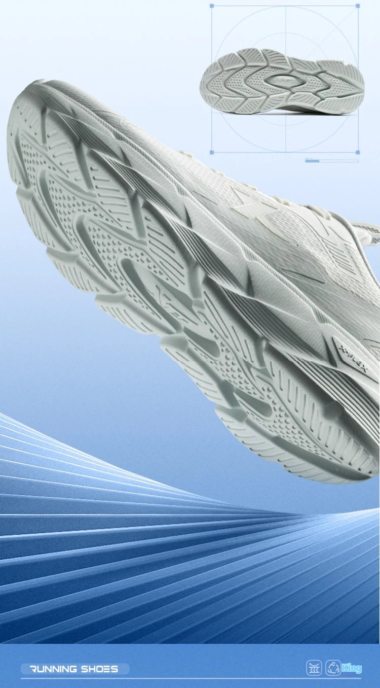 Xtep Light Joy 2 Women's Running Shoes 2025 Spring Shock-Absorbing Non-slip Wear-Resistant Lightweight Sports Shoes 875118110015