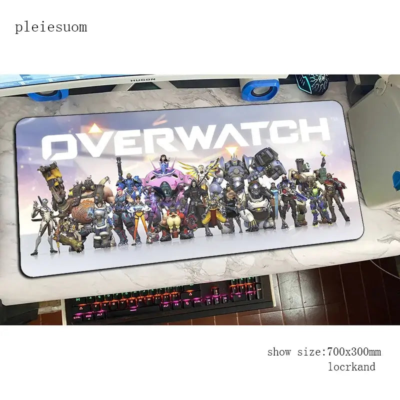 overwatch padmouse HD print gaming mousepad game 900x400x3mm mouse pad gamer computer desk cheapest mat notbook mousemat pc