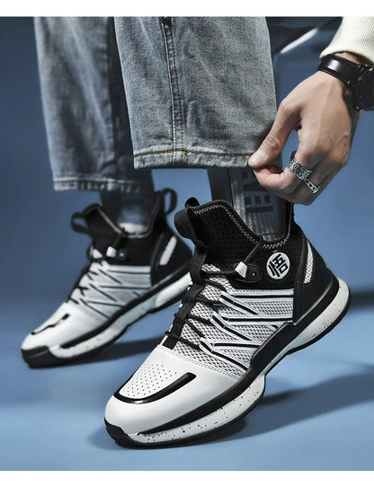 2024 New Dragon B Style Orange Mens Basketball Shoes Size 38-44 Air Cushioning Sport Sneakers Mesh Breathable Training Shoes