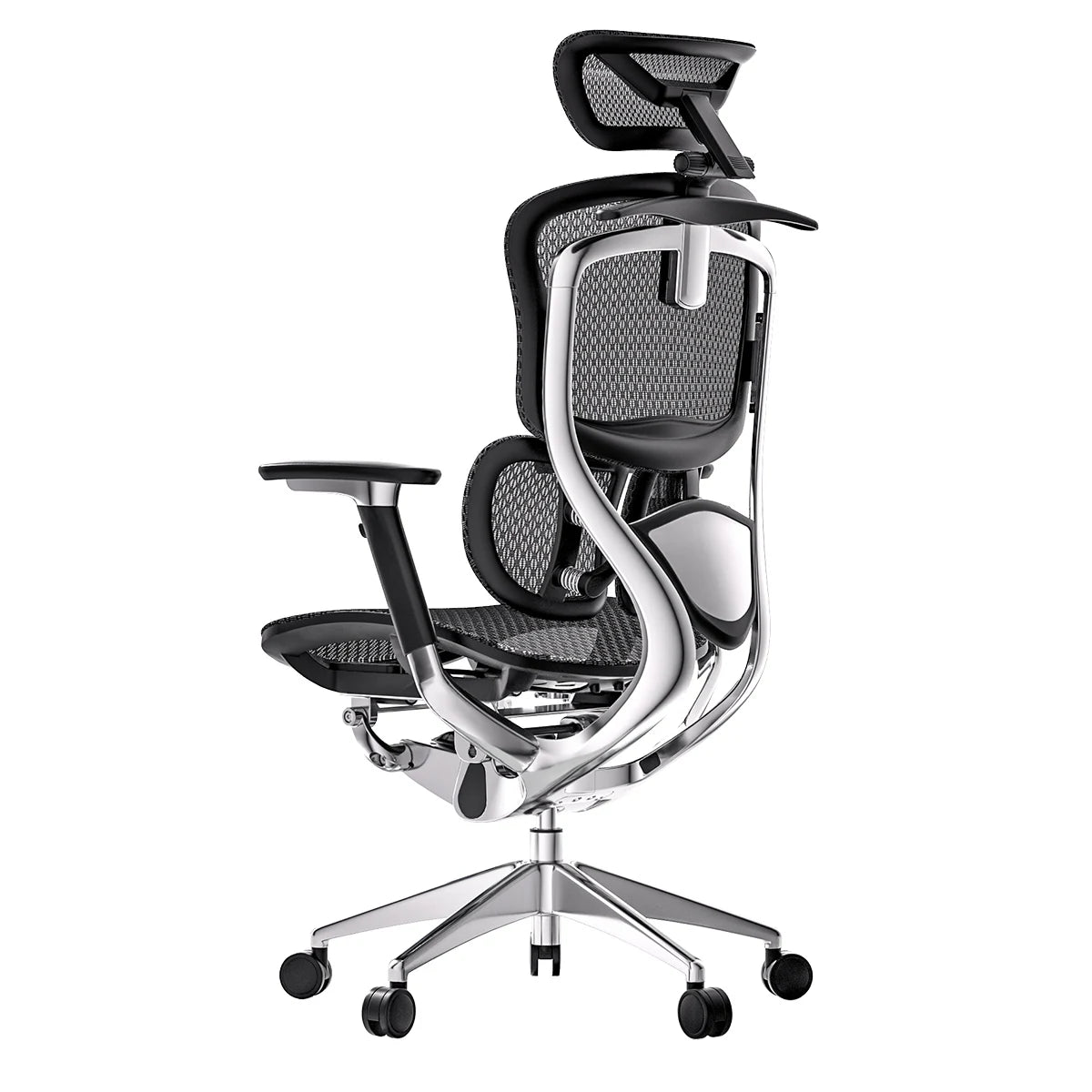 Ergonomic Computer Office Chair with Footrest, Comfortable Designer Executive Chair, Adjustable Luxury Swivel Gaming Chair for Home & Work