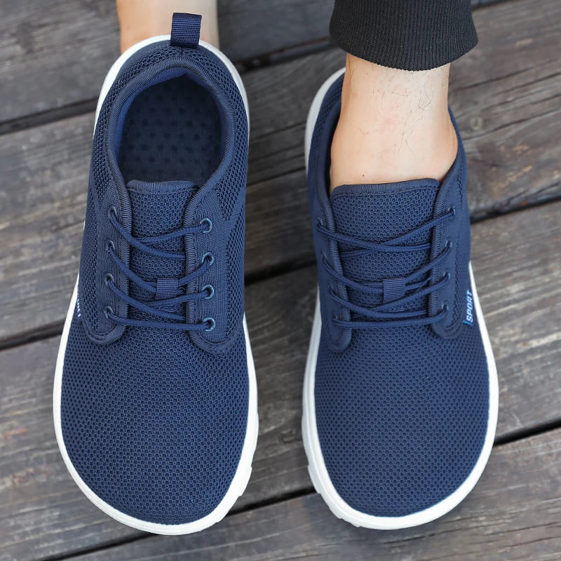 Lightweight Men's Sports Shoes with Wide Foot Mesh and Quick Drying Design, Breathable Outdoor Hiking Shoes for Women Trainers