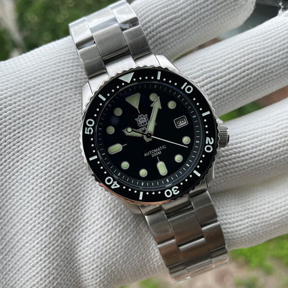 STEELDIVE SD1973 Men's Dive Watch NH35 Automatic Mechanical Men's Watch Luminous Ceramic Bezel Diver Watch Men Watches Sapphire