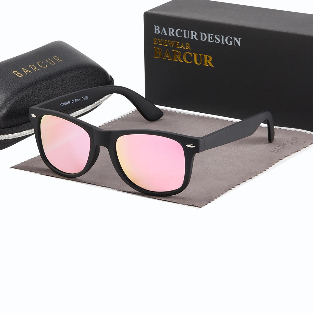 BARCUR Brand Men Sports Sunglasses Women Ultra Light PC High-quality Frame UV400 Outdoor Activity Driving Cycling Sunglasses