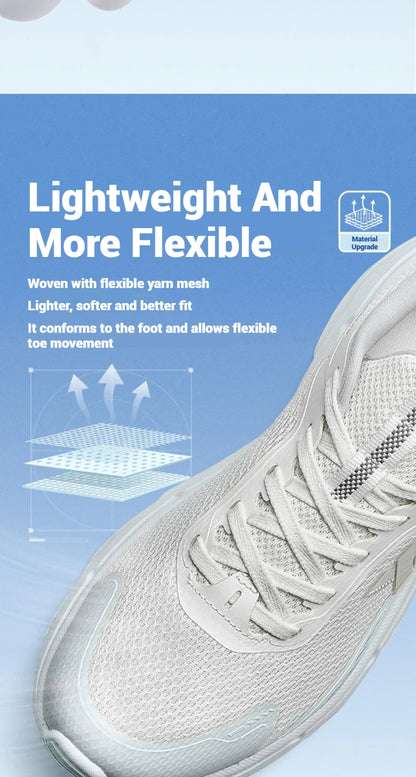 Xtep Light Joy 2 Women's Running Shoes 2025 Spring Shock-Absorbing Non-slip Wear-Resistant Lightweight Sports Shoes 875118110015