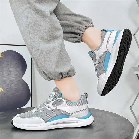 Suurikokoiset siniset Tenni-kävelylenkkarit miehille, terveysjalkineet, urheilukengät, Tenisky, myydyimmät Tenis-lenkkarit