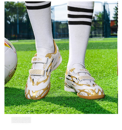 Scarpe da calcio per bambini, scarpini professionali da scuola, tacchetti per erba, allenamento sportivo, calzature outdoor e futsal per ragazzi, 28-38