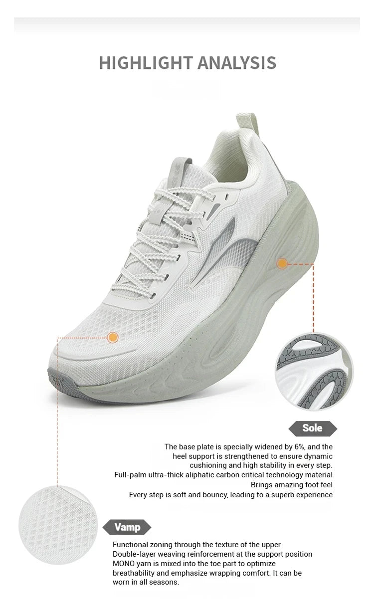 Sapatilhas de Running para Homem 361 Degrees PopBlaze 5 — Novo Amortecimento, Sola Grossa, Respiráveis, Antiderrapantes, para Jogging ao Ar Livre — Sneakers Masculinos 672532212