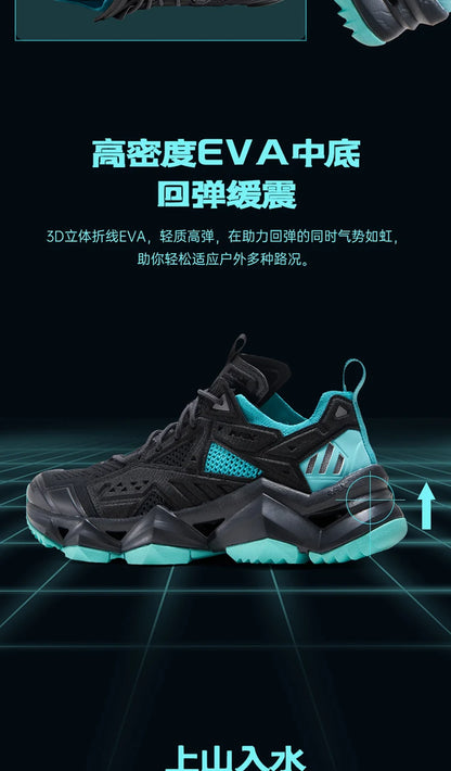 RAX Running Shoes Men & Women Outdoor Sport Breathable Lightweight Sneakers Air Mesh Upper Anti-Slip Natural Rubber Outsole