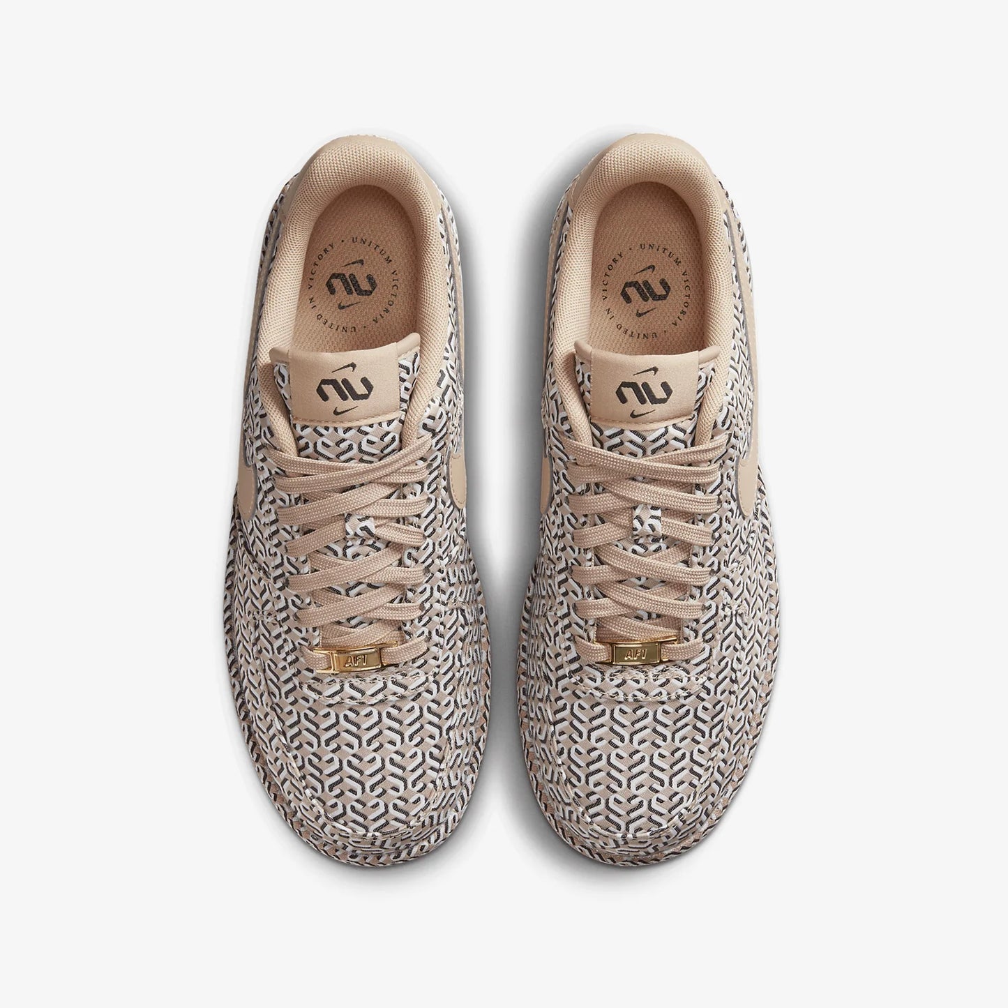 Nike Genuine Sports Men's and Women's Breathable Lace-Up Thick-Soled Printed Casual Shoes DZ2789-200