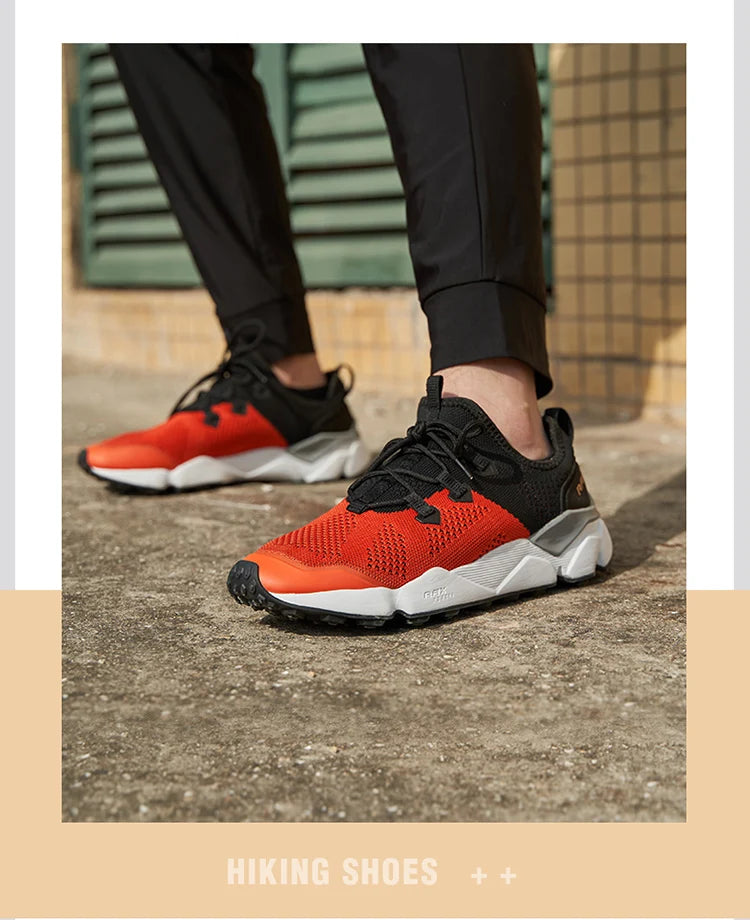 RAX Outdoor Breathable Hiking Shoes for Men Lightweight Walking Trekking Wading Shoes Sport Sneakers Men Outdoor Sneakers Male