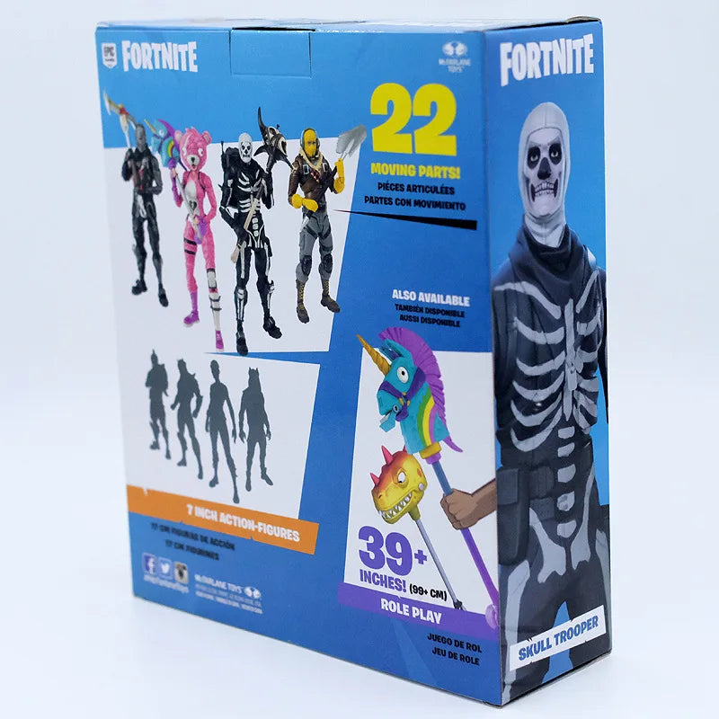 Game Fortnite Raptor Black Knight Skull Trooper Premium Cuddle Team Leader MogulMaster Action Figure Room Decoration Toys Gift