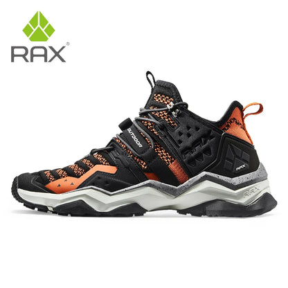 RAX Outdoor Breathable Hiking Shoes for Men Lightweight Walking Trekking Wading Shoes Sport Sneakers Men Outdoor Sneakers Male