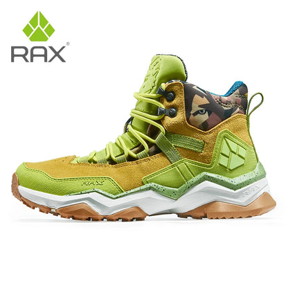 RAX Women Hiking Boots Waterproof Trekking Shoes Lightweight Mountain Climbing Boots Antislip Outdoor Sports Shoes Tourism