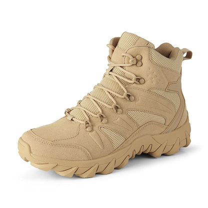 Upgraded Tactical Combat Training Boots Male Outdoors Camping Anti-wear Rapid Response Hiking Shoes Fishing Hunting Sneakers Men