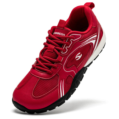 HOBIBEAR Chaussures minimalistes rétro à bout large pour hommes et femmes, idéales pour la marche, la randonnée et la course à pied