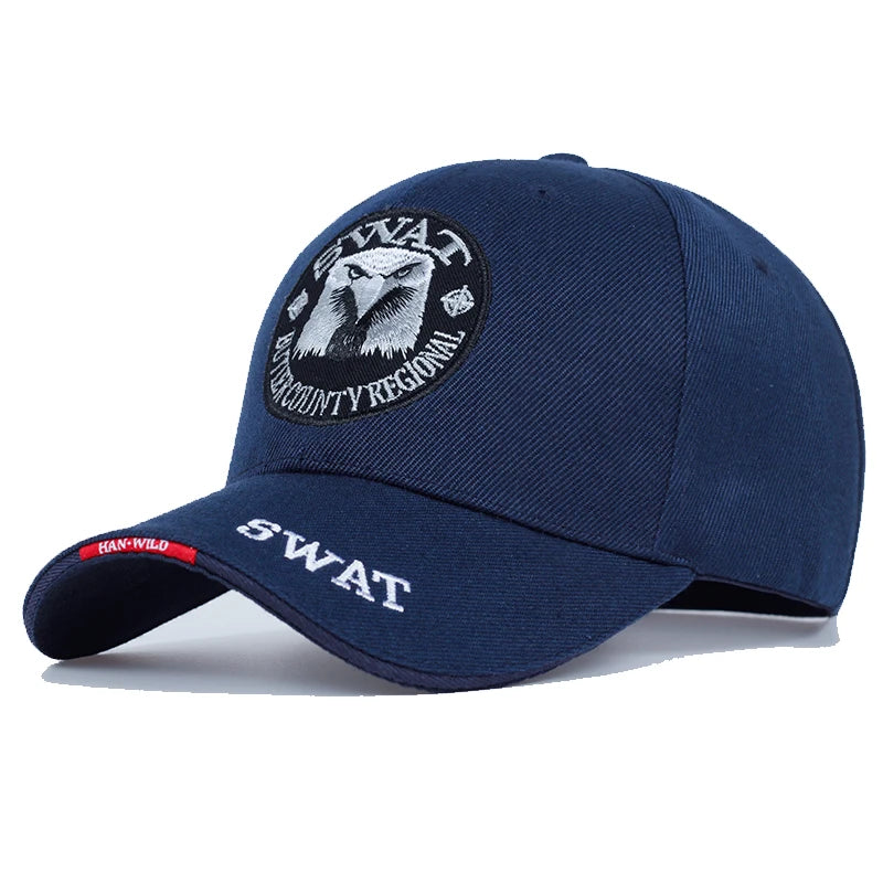 Hadsereg sapka férfi hímzett sas fekete baseball sapka férfiak Gorras Para Hombre női snapback csontszínű férfi taktikai sapka