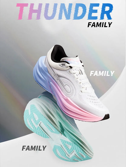 QIAODAN TG1.0 Women’s Marathon Running Shoes 2026 New Platform Racing Shock Absorption Soft Long Distance Sneakers QDB022253285