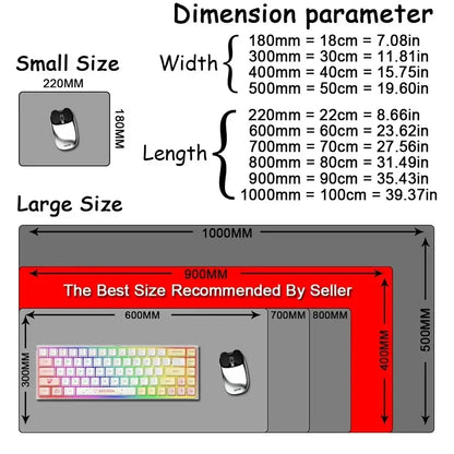 Overwatch Gaming Anime Girl Large XXL Mouse Pad HD Printing Computer Keyboard Mats Laptop Office Rubber Soft Desk Rug 900x400 MM