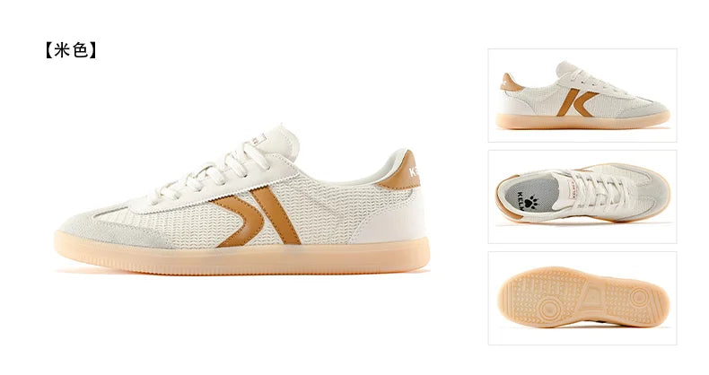 Kelme Men's German Training Shoes Mesh Breathable T-head Shoes Women's Casual Versatile Low Top Board Shoes
