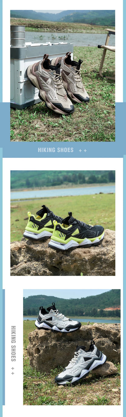 Rax Men's Hiking Shoes Breathable Hunting Boots Outdoor Sports Mesh Sneakers Lightweight Mountain Casual Trekking Shoes for Men