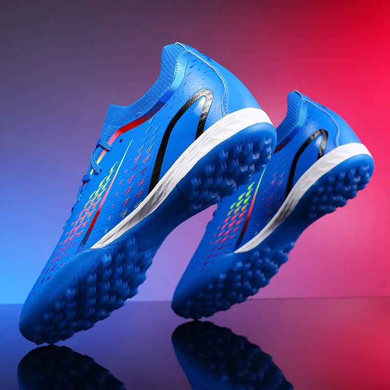 Nouveaux hommes chaussures de Football ultralégères TF/FG bottes de Football professionnelles unisexe antidérapant de haute qualité en gros livraison directe formation