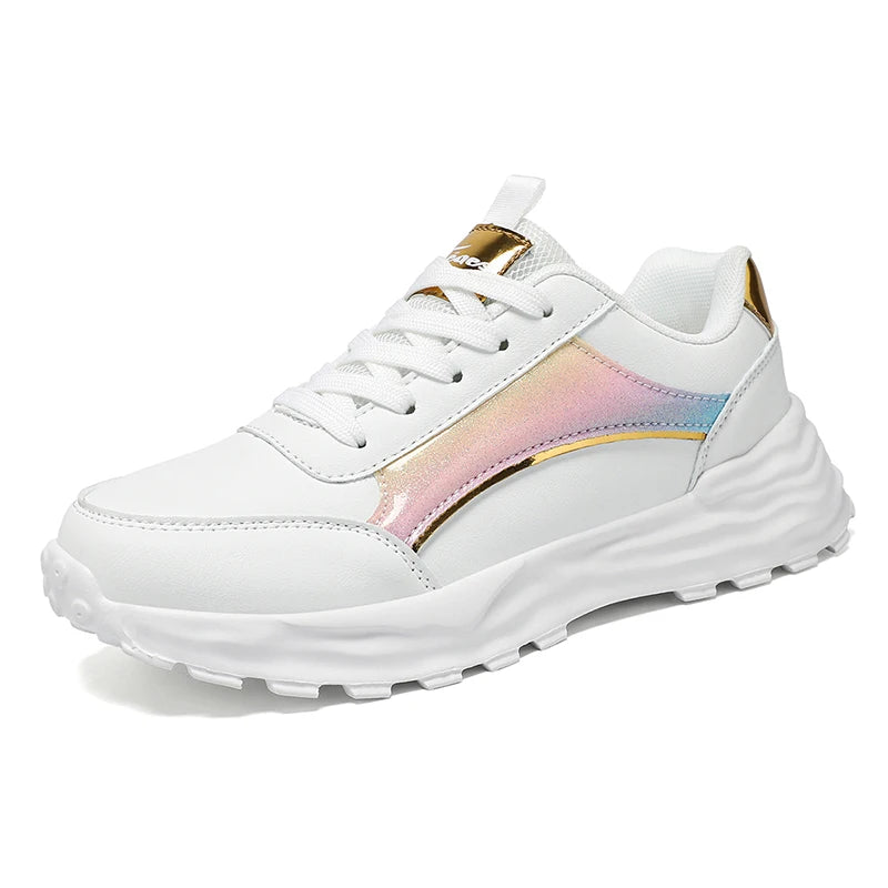 New summer fashionable women's sports shoes, versatile lightweight and durable running shoes, shock-absorbing daily walking shoes