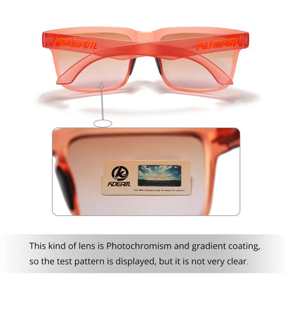 Kdeam High Quality Original Brand Design Polarized Sunglasses for Women Men Fashion Unisex  Trendy Outdoor Eyewear For Couple