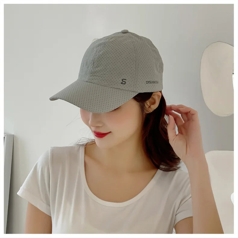 Original Design Running Cap Thin Quick Drying Breathable Duck Tongue Outdoor Men's Sun Summer Fishing Avisor Baseball Cap
