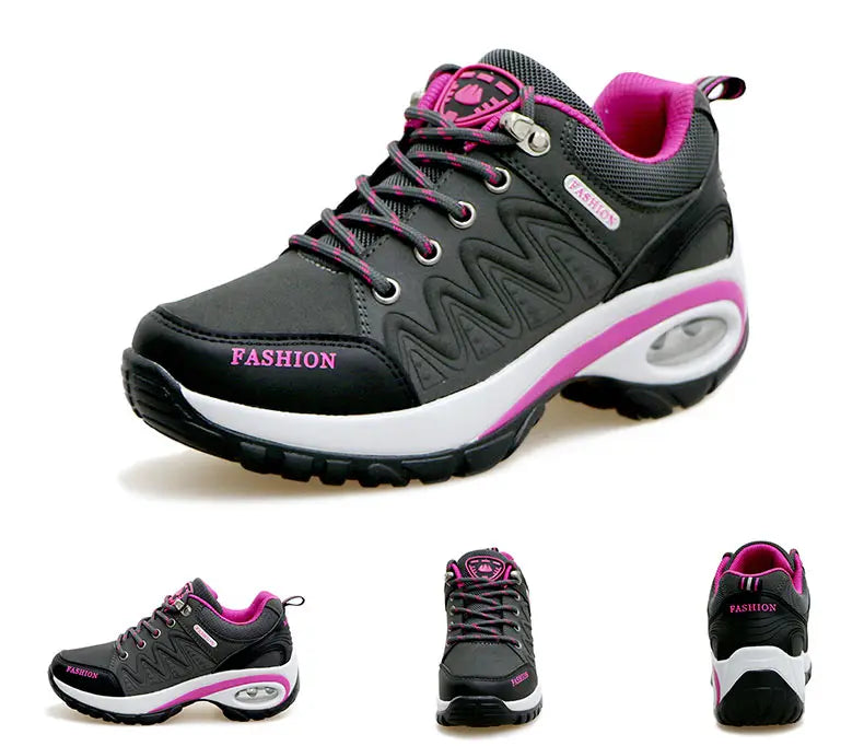 Women’s Sports Shoes Platform Sneakers Fashion Outdoor Hiking Non-Slip Casual Low-Top Running Shoes Women’s Footwear