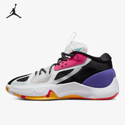 Nike Genuine JORDAN Men's Comfortable Shock-Absorbing Mid-Top Practical Basketball Shoes DH0248-130