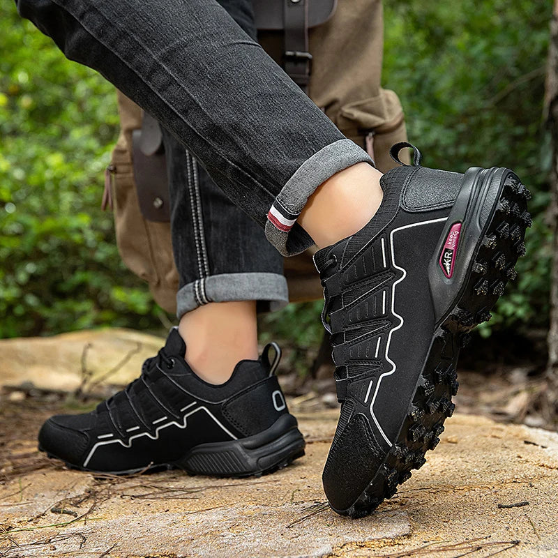 Sapatos de Ciclismo Sem Fecho para Homem, Sapatos de Caminhada Antiderrapantes para Montanha e Todo-o-Terreno, Sapatos Desportivos Respiráveis, Sapatos de Ciclismo de Estrada