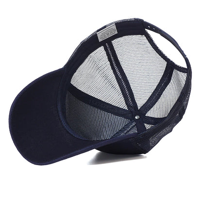 The Goonies Est 1985 Never Say Die Men's Baseball Cap Summer Mesh Snapback Hat Fashion Outdoor Casual Breathable Sun Hats
