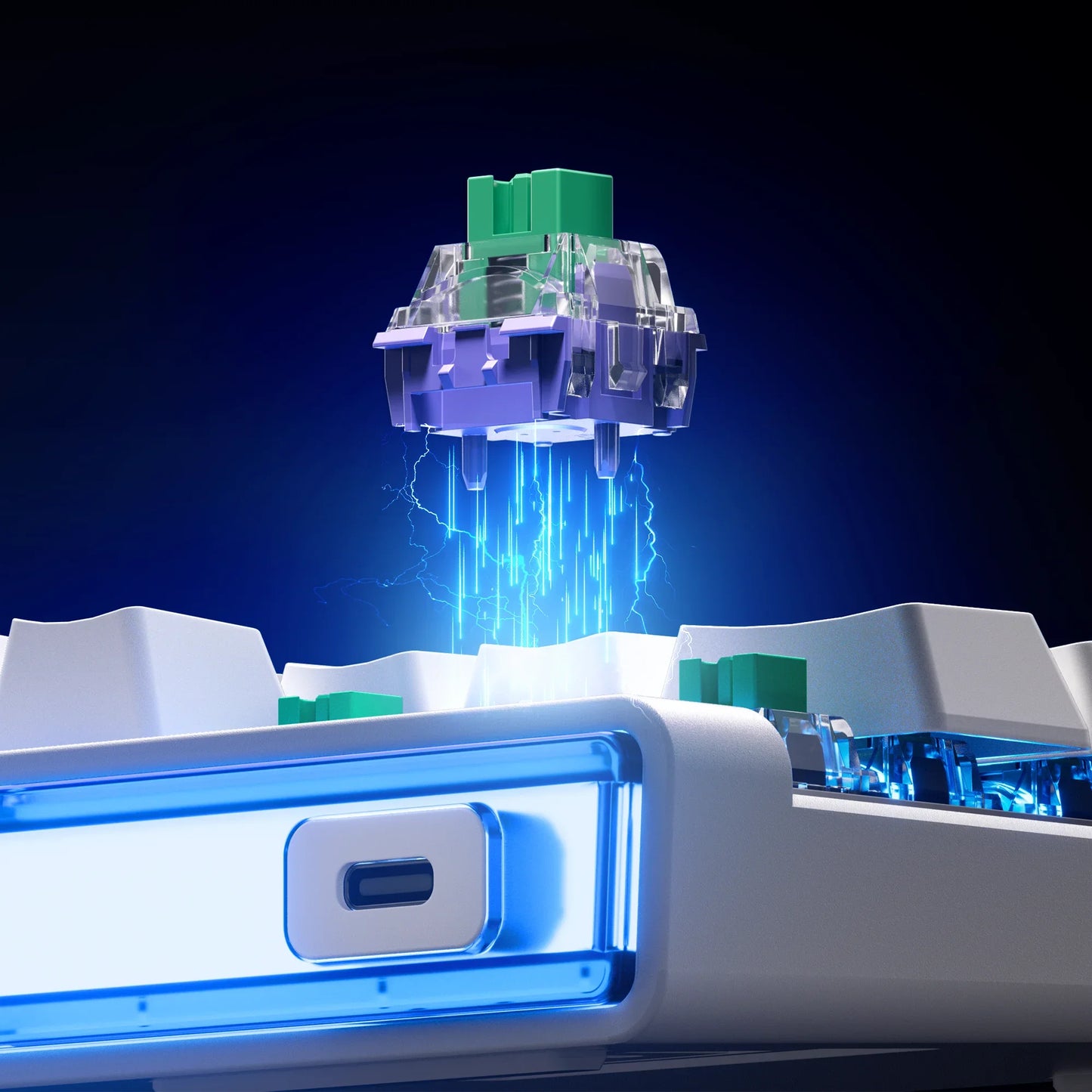 Mchose Ace68 Air Gaming Keyboard Hall Effect 0.001mm Rapid Trigger 8K+256K Polling Rate Dynamic RGB Light Box Magnetic